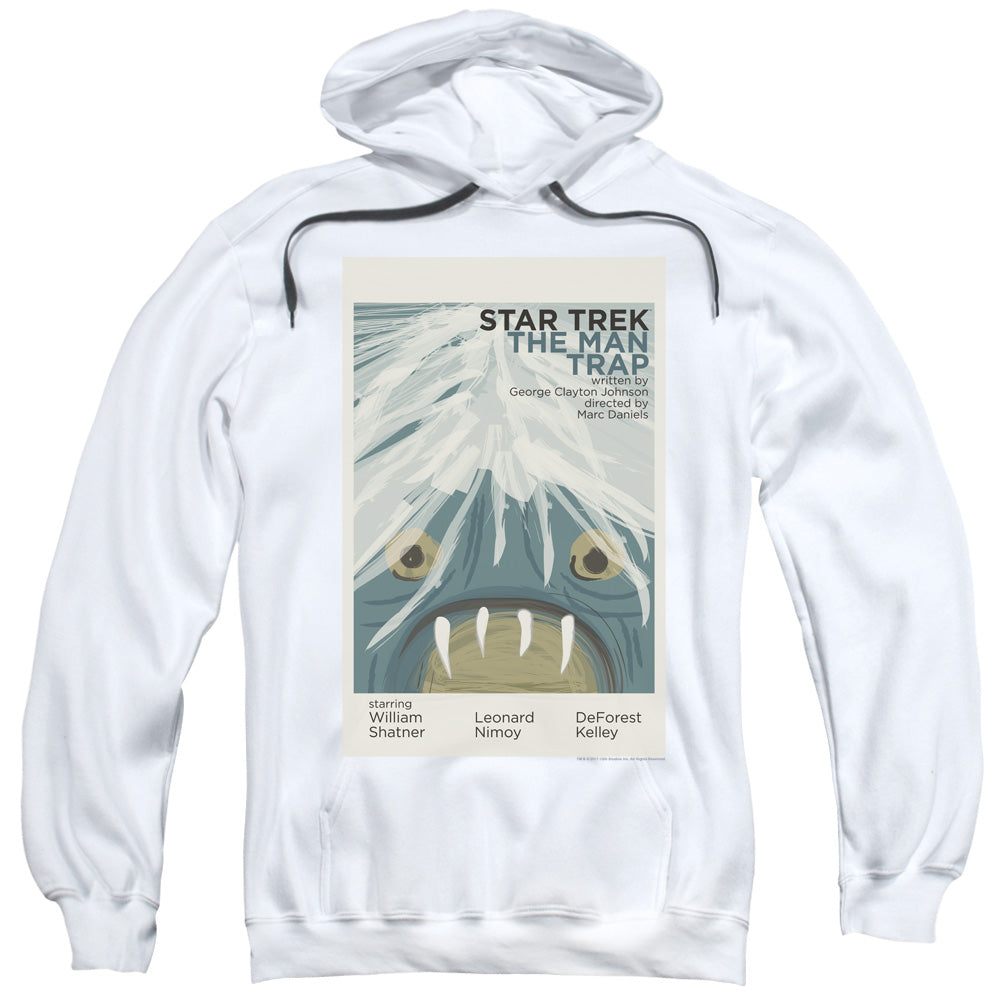 Star Trek/tos Episode 1-adult Pull-over Hoodie-white