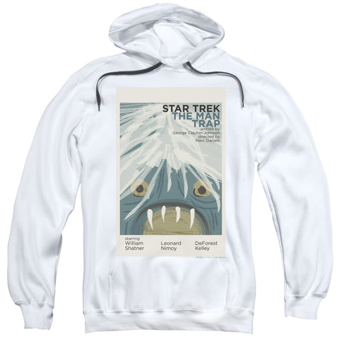 Star Trek/tos Episode 1-adult Pull-over Hoodie-white