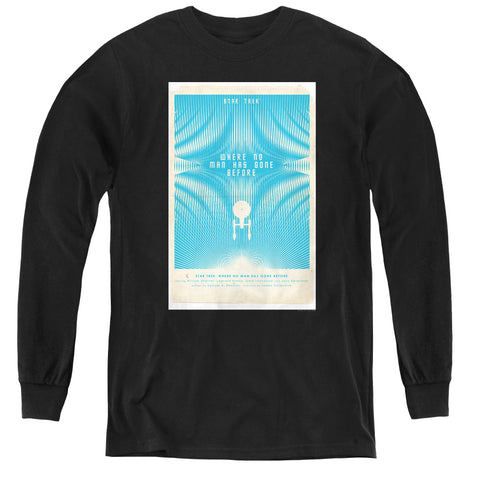 Star Trek/tos Episode 3-youth Long Sleeve Tee-black