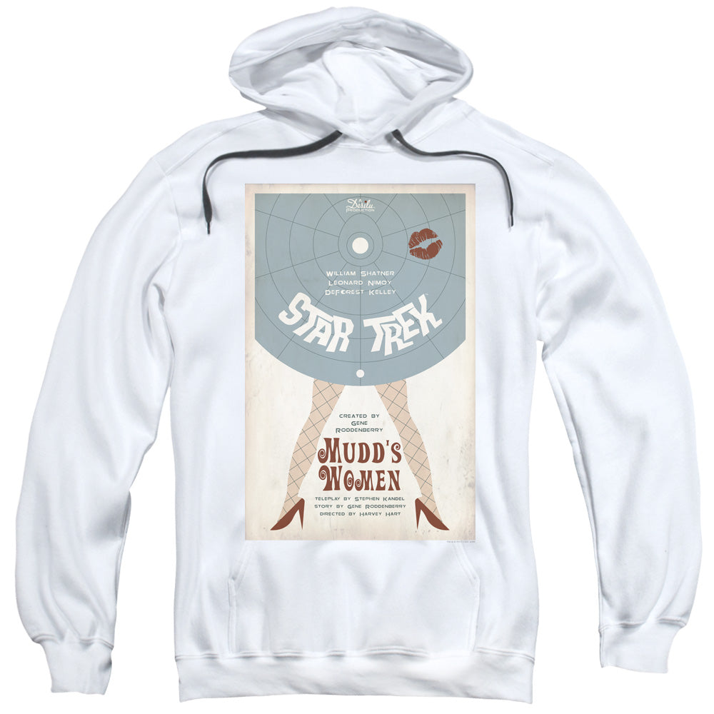 Star Trek/tos Episode 6-adult Pull-over Hoodie-white