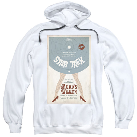 Star Trek/tos Episode 6-adult Pull-over Hoodie-white