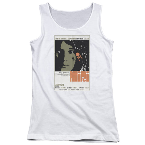 Star Trek/tos Episode 8-juniors Tank Top-white