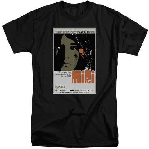 Star Trek/tos Episode 8-s/s Adult Tall 18/1-black