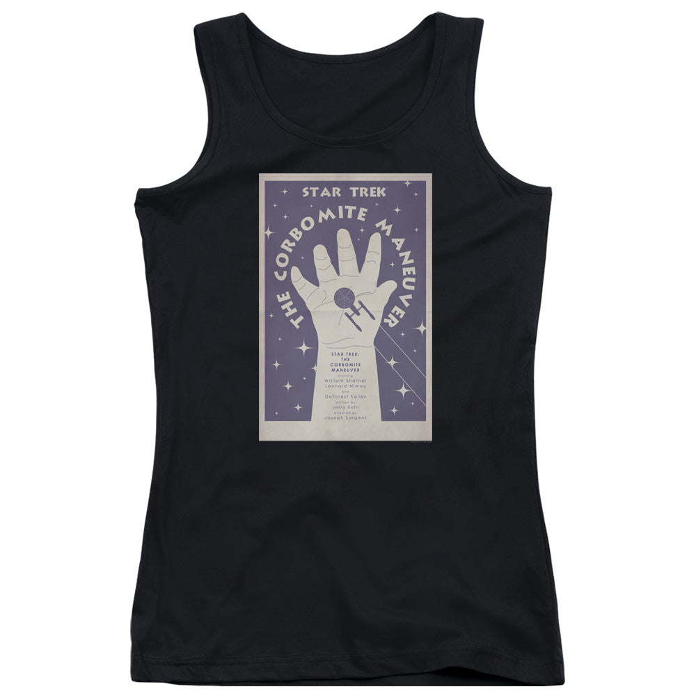 Star Trek/tos Episode 10-juniors Tank Top-black