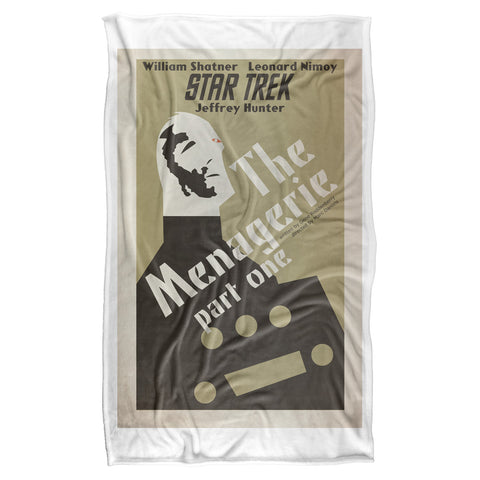 Star Trek/tos Episode 11-silky Touch Blanket-white