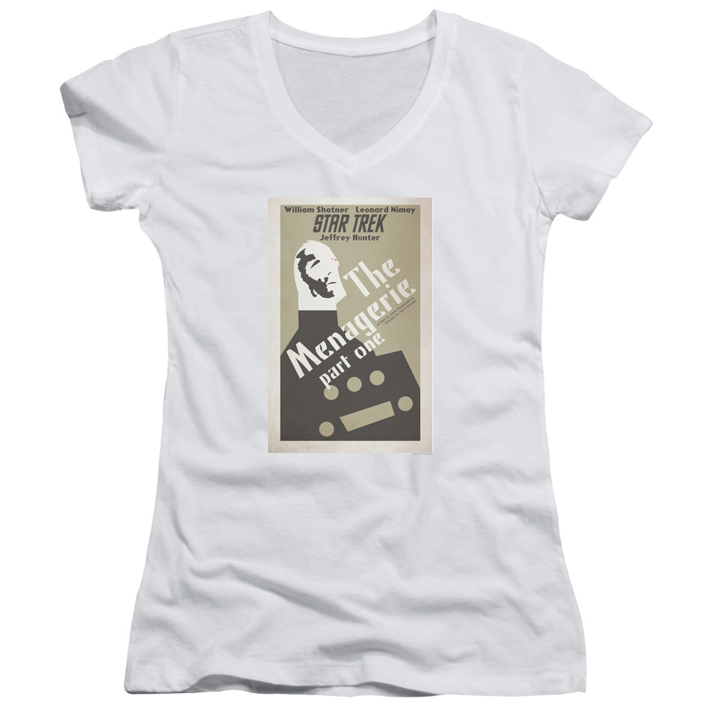 Star Trek/tos Episode 11-junior V-neck-white