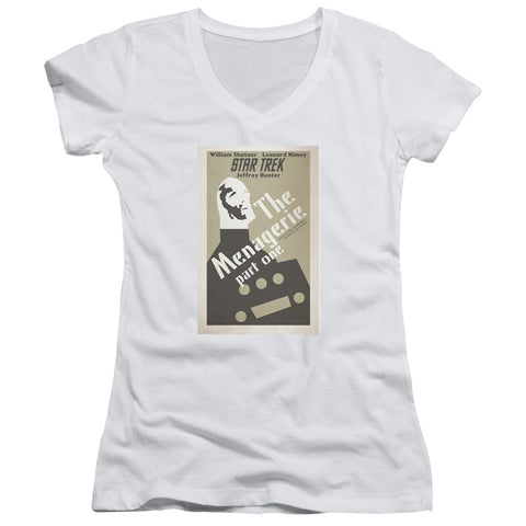 Star Trek/tos Episode 11-junior V-neck-white