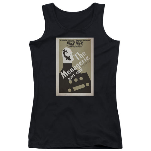 Star Trek/tos Episode 11-juniors Tank Top-black