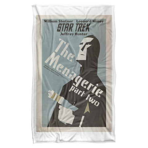 Star Trek/tos Episode 12-silky Touch Blanket-white