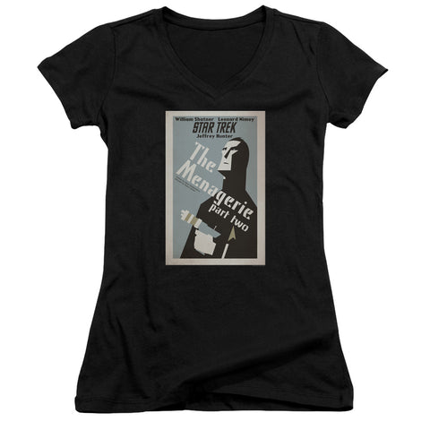 Star Trek/tos Episode 12-junior V-neck-black