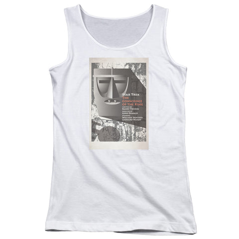 Star Trek/tos Episode 13-juniors Tank Top-white