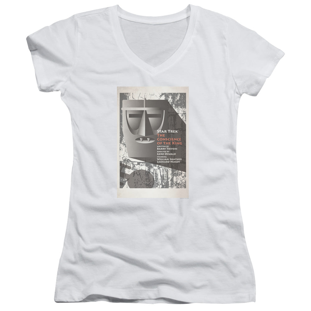 Star Trek/tos Episode 13-junior V-neck-white