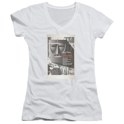 Star Trek/tos Episode 13-junior V-neck-white