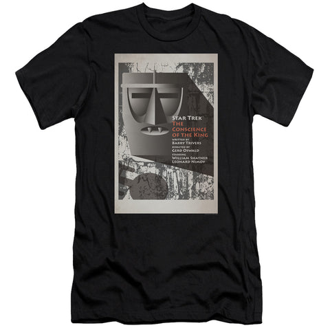 Star Trek/tos Episode 13-premuim Canvas Adult Slim Fit 30/1-black