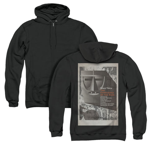 Star Trek/tos Episode 13 (back Print) - Adult Zipper Hoodie-black