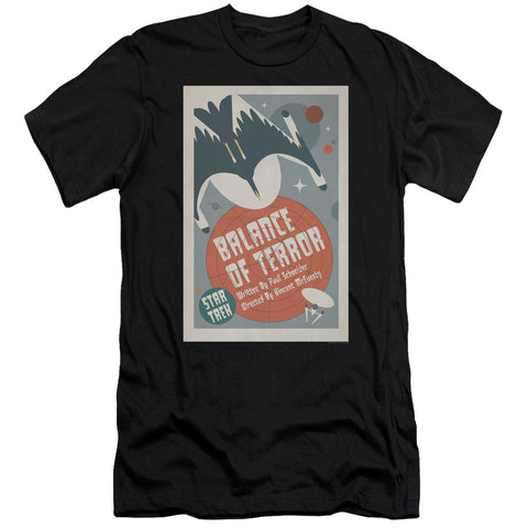 Star Trek/tos Episode 14-premuim Canvas Adult Slim Fit 30/1-black