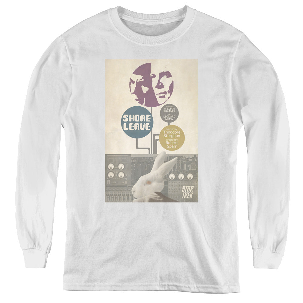 Star Trek/tos Episode 15-youth Long Sleeve Tee-white