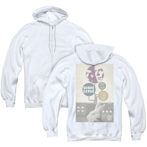 Star Trek/tos Episode 15 (back Print) - Adult Zipper Hoodie-white