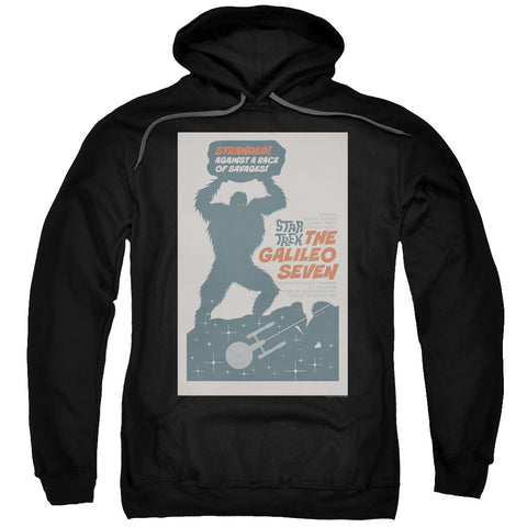 Star Trek/tos Episode 16-adult Pull-over Hoodie-black