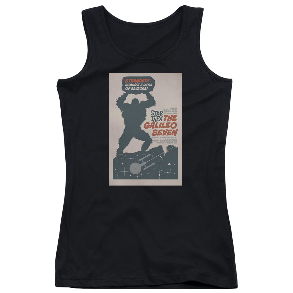 Star Trek/tos Episode 16-juniors Tank Top-black