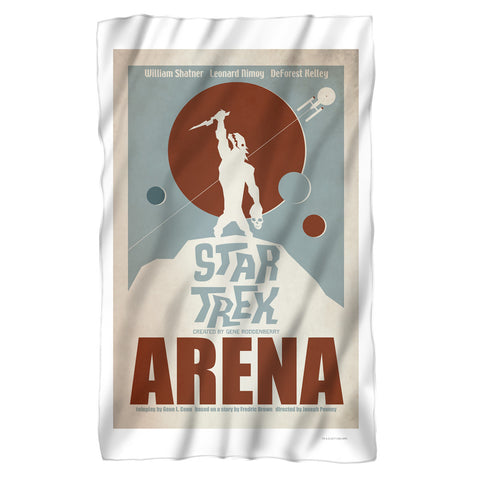 Star Trek/tos Episode 18-fleece Blanket-white