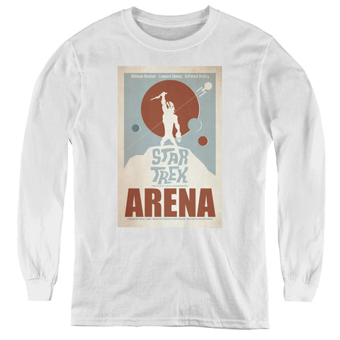 Star Trek/tos Episode 18-youth Long Sleeve Tee-white