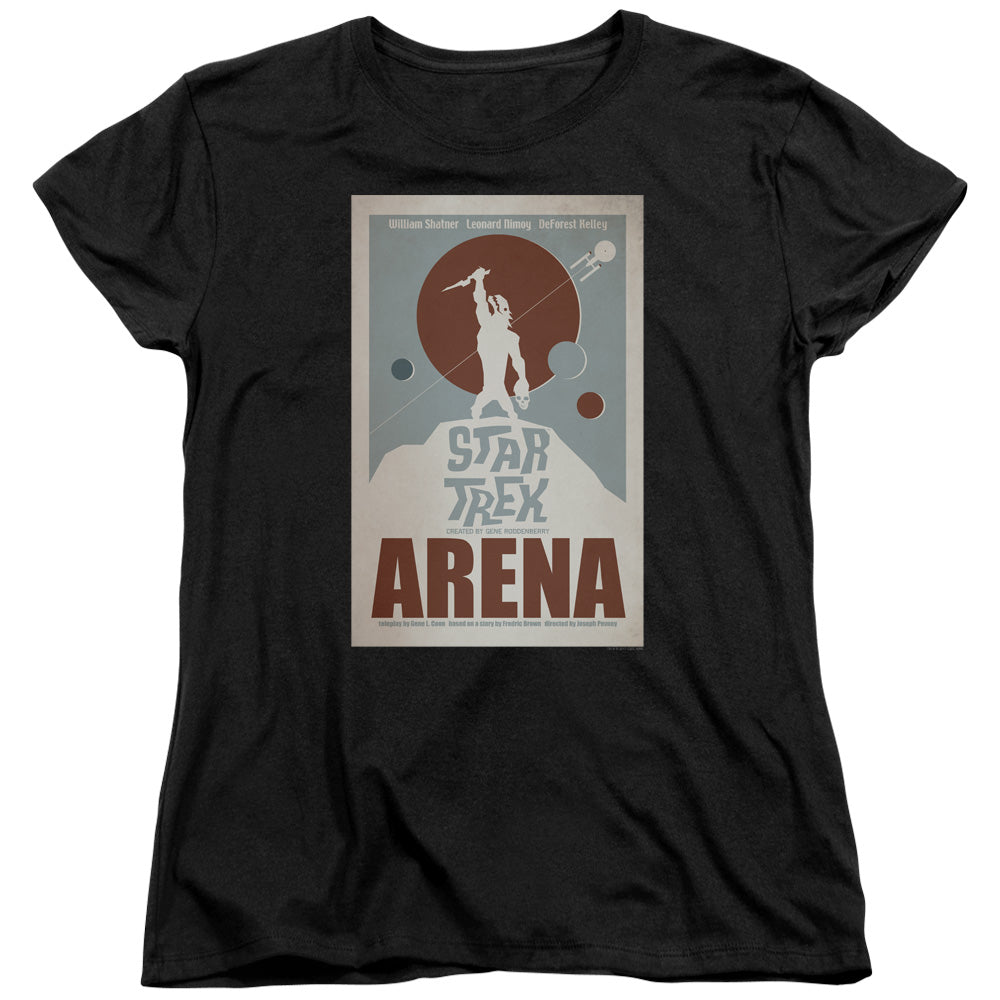 Star Trek/tos Episode 18-s/s Womens Tee-black