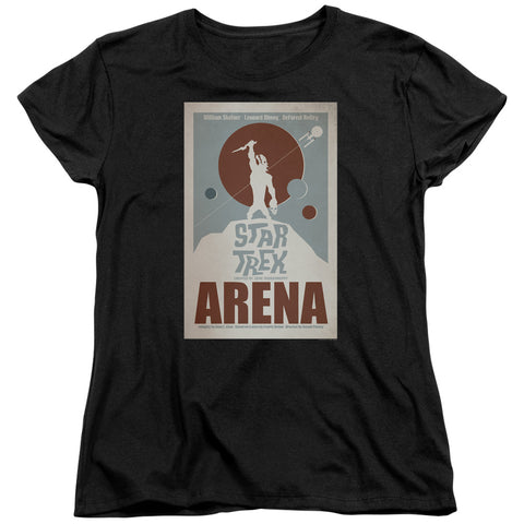 Star Trek/tos Episode 18-s/s Womens Tee-black