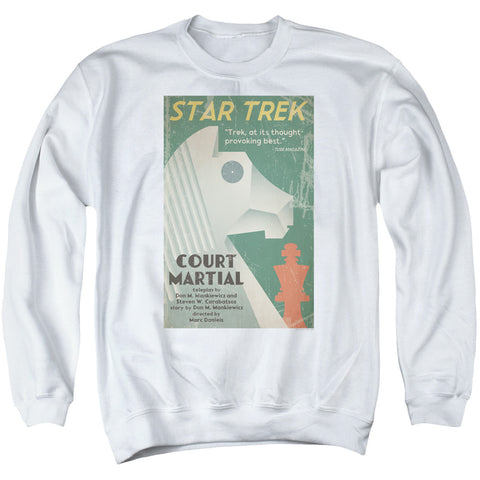 Star Trek/tos Episode 20-adult Crewneck Sweatshirt-white