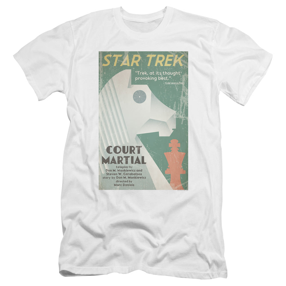 Star Trek/tos Episode 20-premuim Canvas Adult Slim Fit 30/1-white