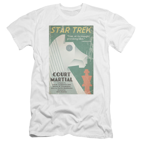 Star Trek/tos Episode 20-premuim Canvas Adult Slim Fit 30/1-white