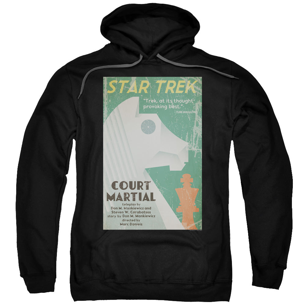 Star Trek/tos Episode 20-adult Pull-over Hoodie-black
