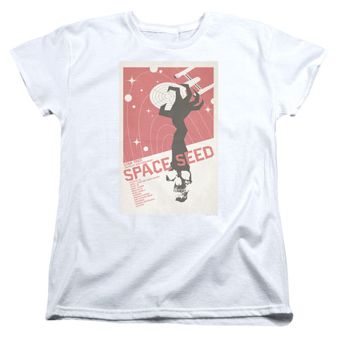 Star Trek/tos Episode 22-s/s Womens Tee-white