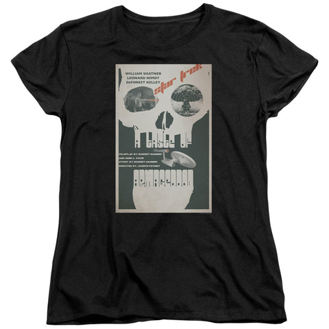 Star Trek/tos Episode 23-s/s Womens Tee-black
