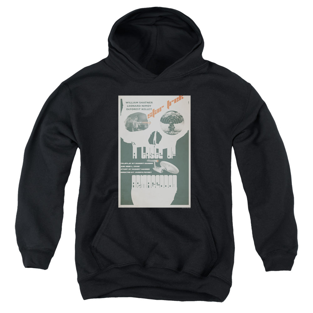 Star Trek/tos Episode 23-youth Pull-over Hoodie-black