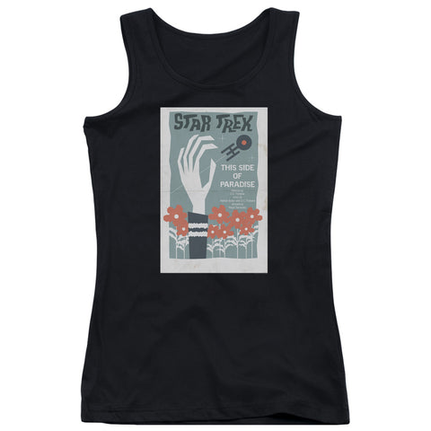 Star Trek/tos Episode 24-juniors Tank Top-black