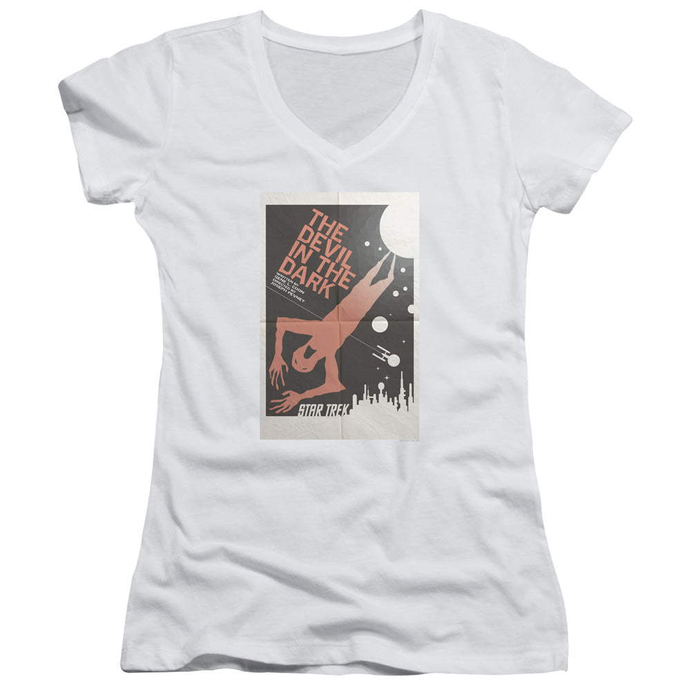 Star Trek/tos Episode 25-junior V-neck-white