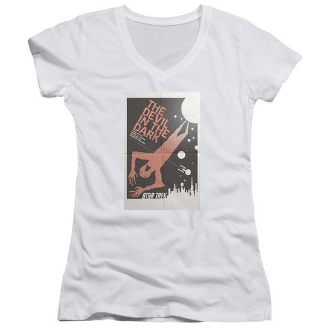 Star Trek/tos Episode 25-junior V-neck-white