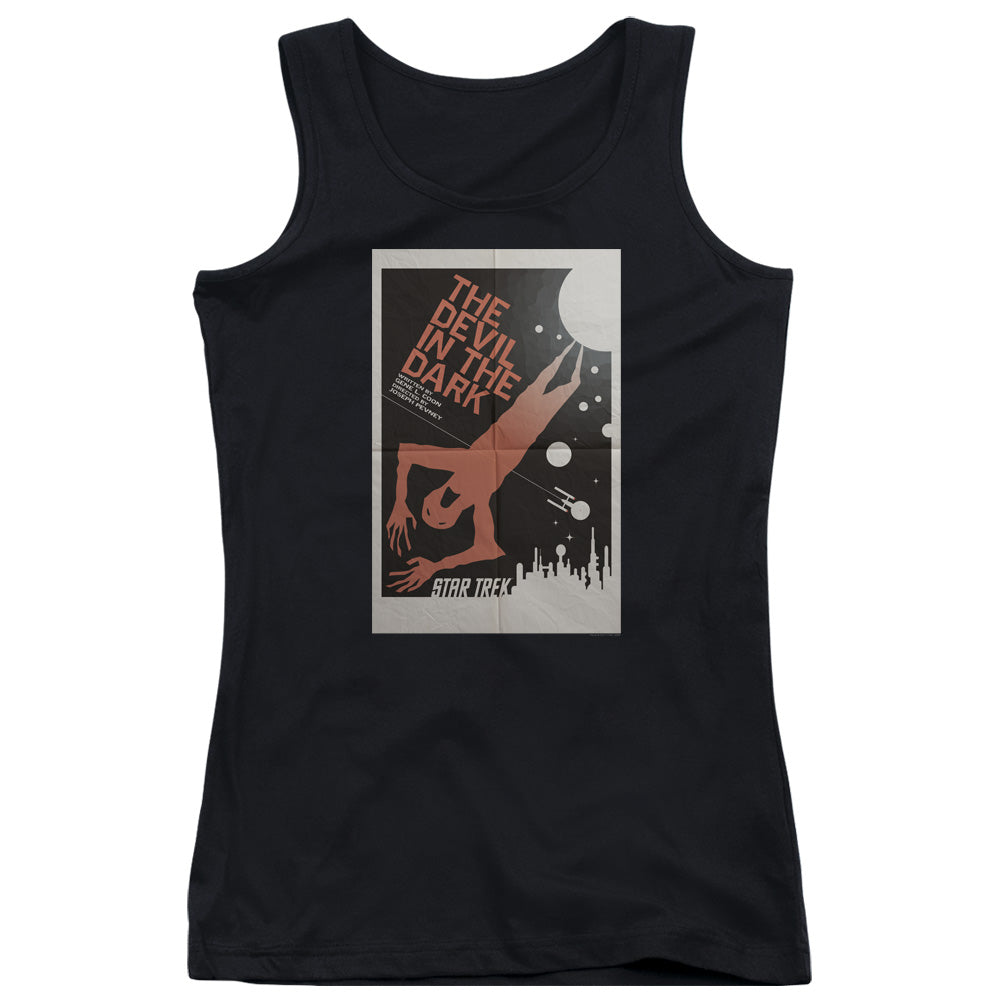 Star Trek/tos Episode 25-juniors Tank Top-black