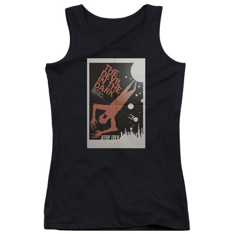 Star Trek/tos Episode 25-juniors Tank Top-black