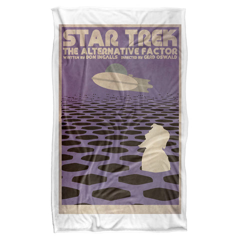 Star Trek/tos Episode 27-silky Touch Blanket-white