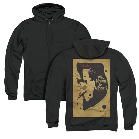 Star Trek/tos Episode 31 (back Print) - Adult Zipper Hoodie-black