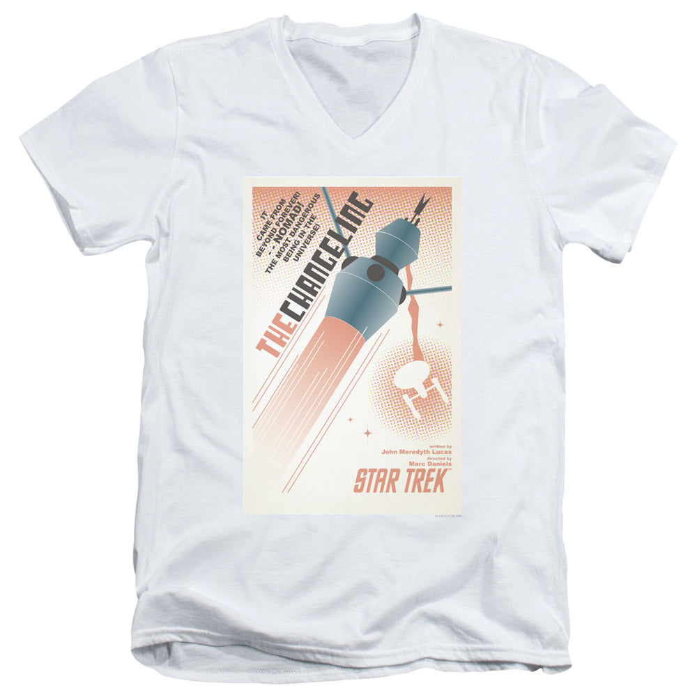 Star Trek/tos Episode 32-s/s Adult V-neck 30/1-white