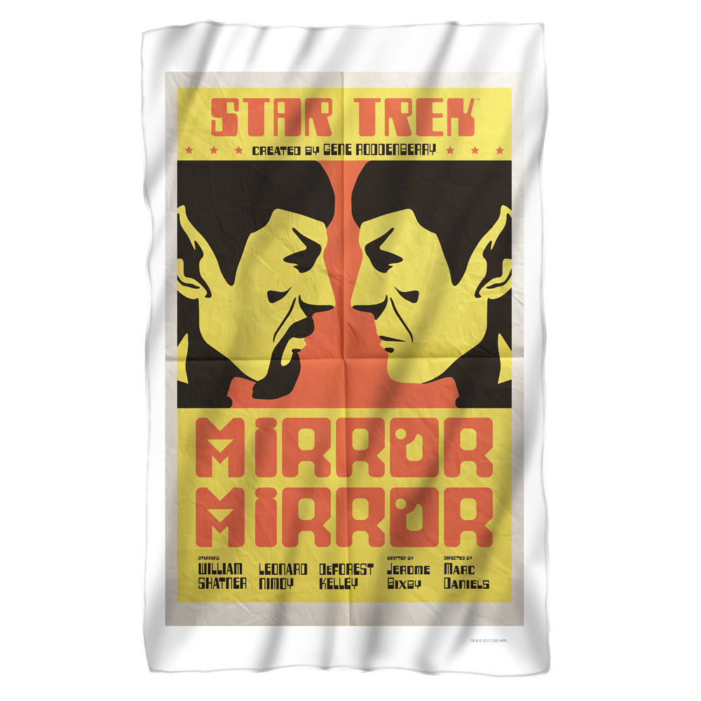 Star Trek/tos Episode 33-fleece Blanket-white