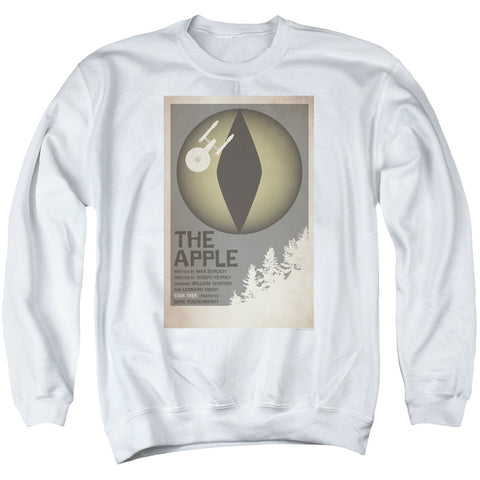 Star Trek/tos Episode 34-adult Crewneck Sweatshirt-white