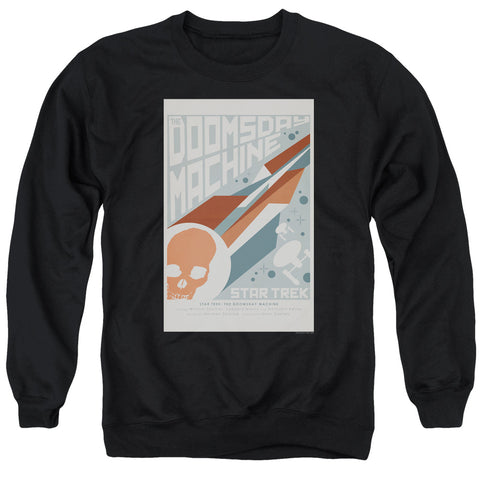 Star Trek/tos Episode 35-adult Crewneck Sweatshirt-black