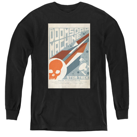 Star Trek/tos Episode 35-youth Long Sleeve Tee-black