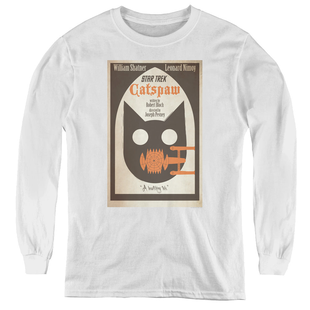 Star Trek/tos Episode 36-youth Long Sleeve Tee-white