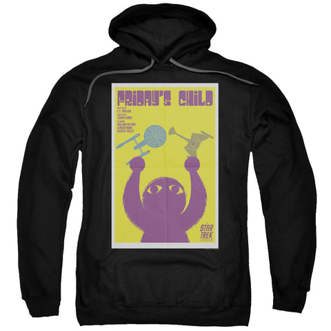 Star Trek/tos Episode 40-adult Pull-over Hoodie-black