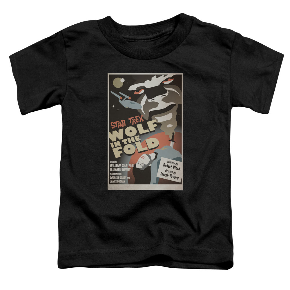 Star Trek/tos Episode 43-s/s Toddler Tee-black